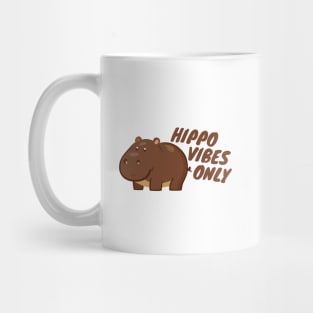 Hippo vibes only Mug